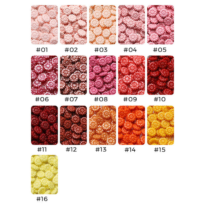 Retro Sunflower Wax beads For Wedding Stamp Mix Color Wax