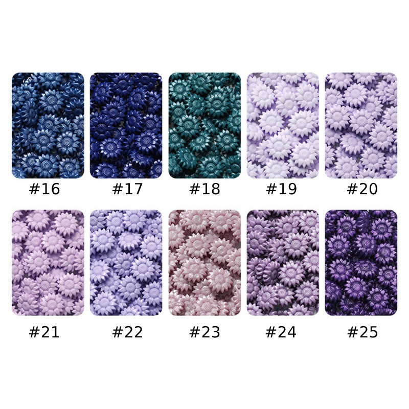 Retro Sunflower Wax beads For Wedding Stamp Mix Color Wax