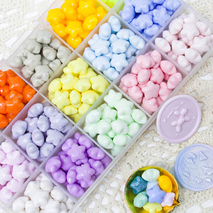 Star Macaron Color Wax Beads For Wedding Stamp Sealing Wax