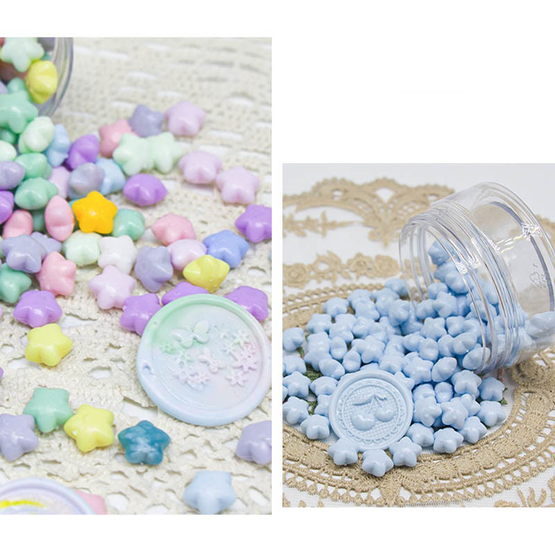 Star Macaron Color Wax Beads For Wedding Stamp Sealing Wax