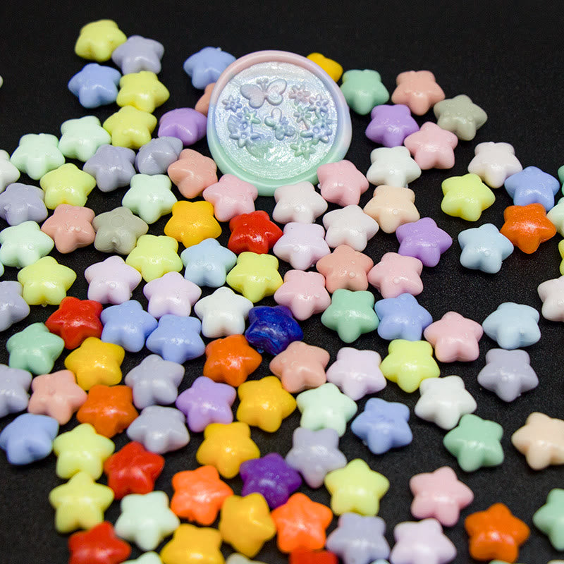 Star Macaron Color Wax Beads For Wedding Stamp Sealing Wax