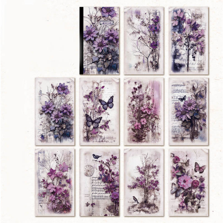 Floating flower series Paper Set Decorative Journaling Paper