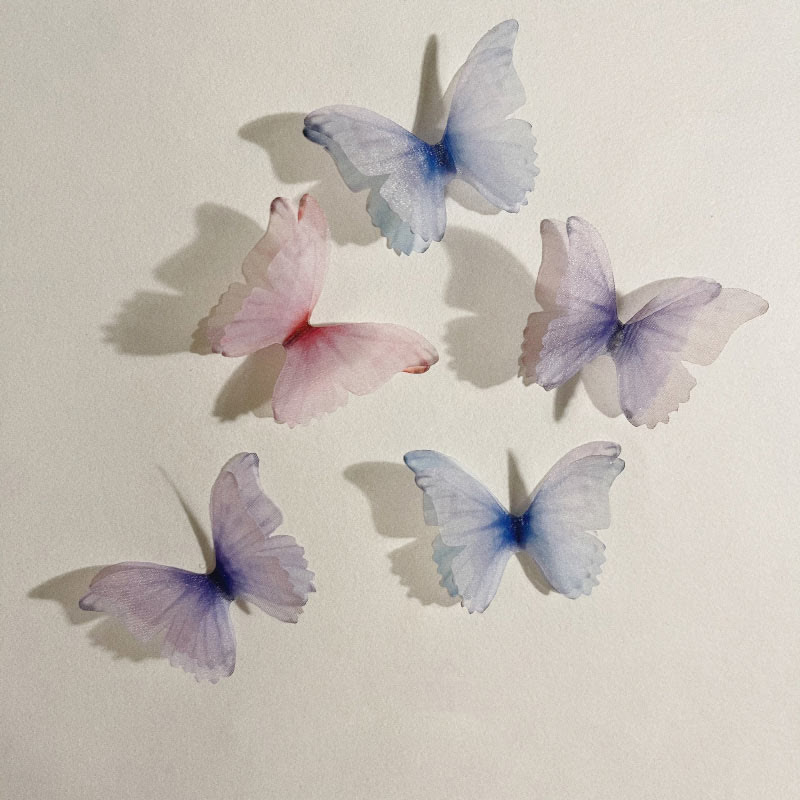 Fancy Transparent Butterfly for Handcraft Junk Journal Scarpbook Supplies