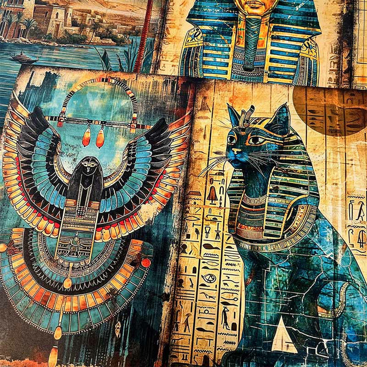 Pharaonic Mystics Of Egypt Series Paper Set Decorative Journaling Paper