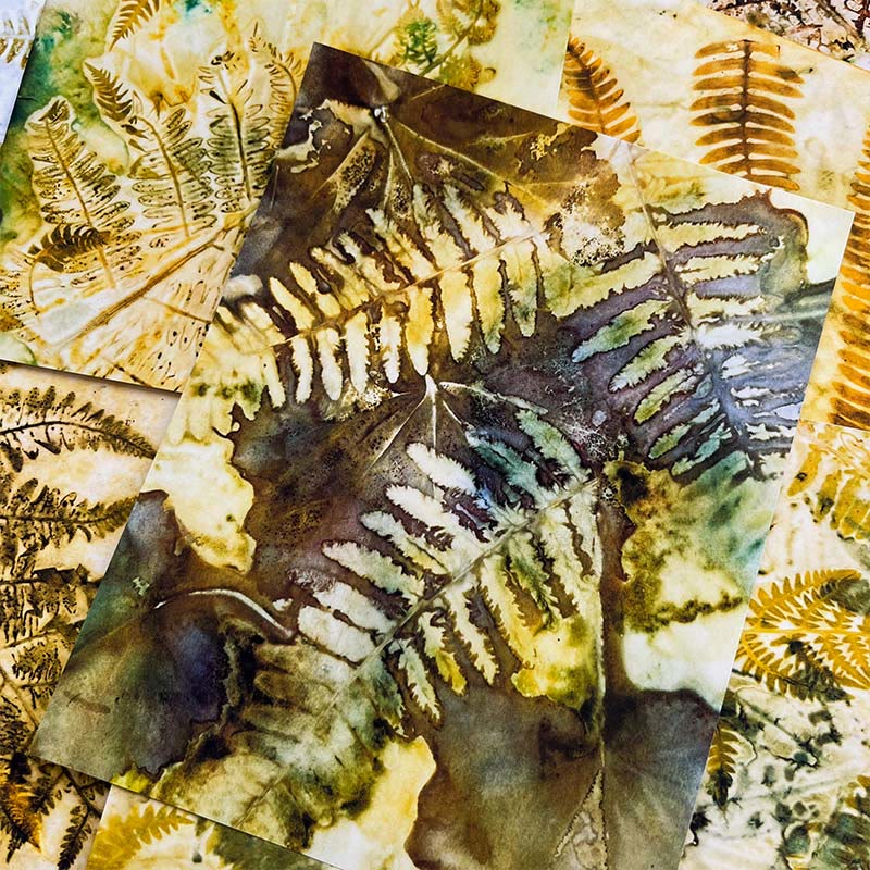 Vintage Ferns Series Paper Set Decorative Journaling Paper