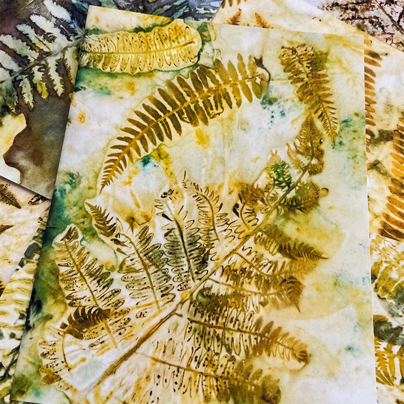 Vintage Ferns Series Paper Set Decorative Journaling Paper