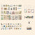 4 Styles Vintage Paper Sticker Set For Journal Decor