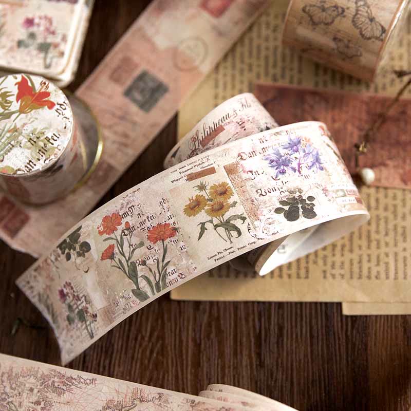 The Old Time Machine Series Washi Tape Decorative Scrapbook Tape