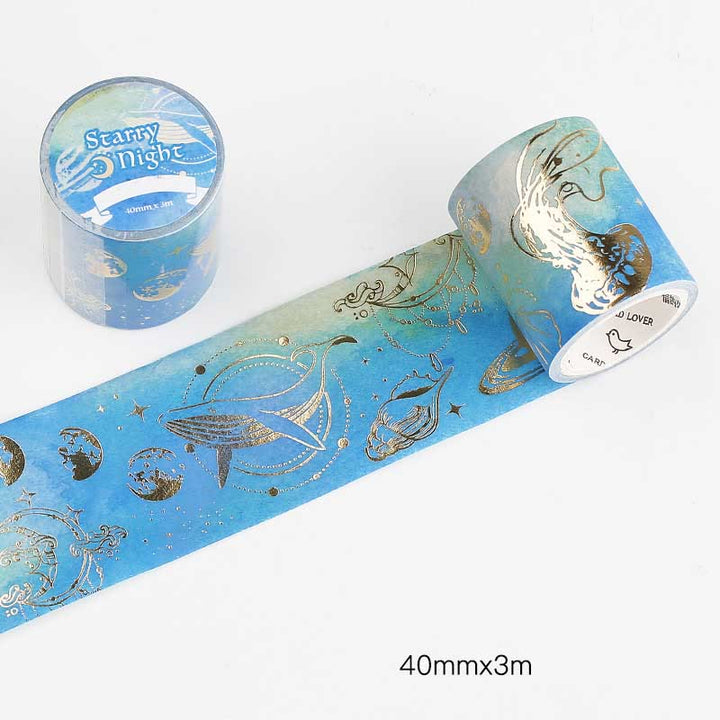 Starry Night Universe Series Washi Tape Decorative Scrapbook Tape