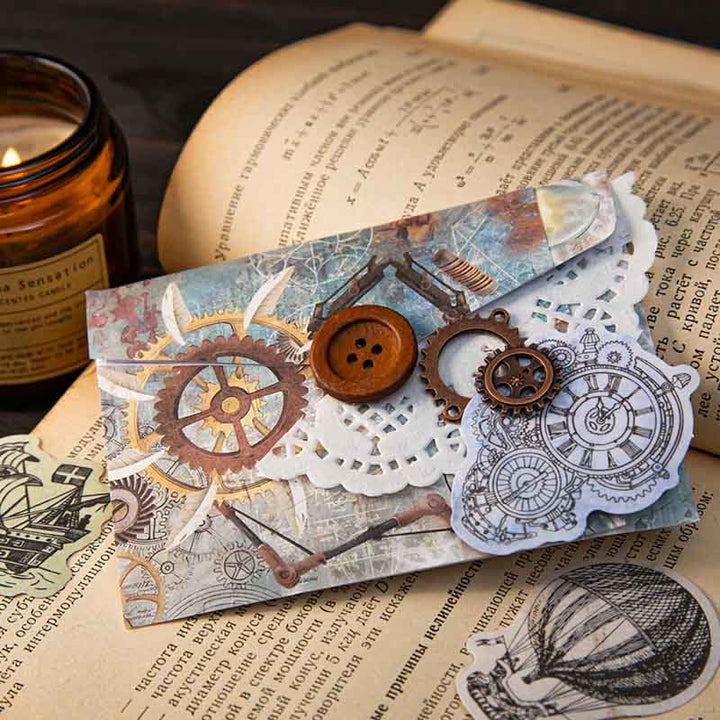 Mystery Tour Series Paper Sticker Set Decorative Journaling Paper