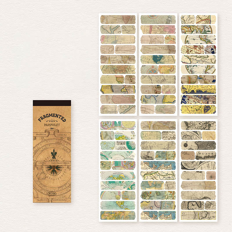 Fragmented Memory Series Sticker Book Decorative Journaling Paper