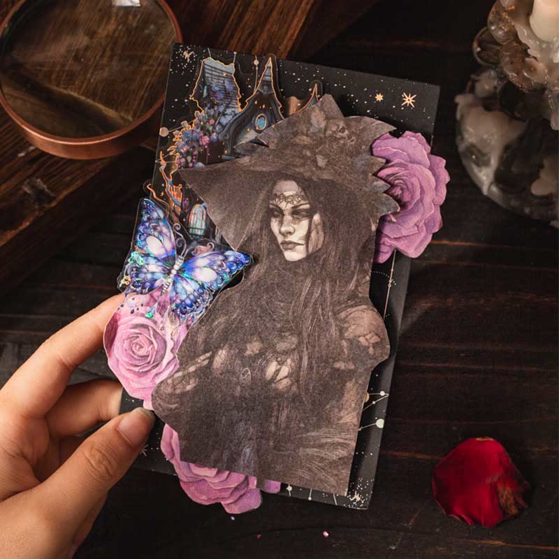 Gothic Dark Series Paper Decorative Journaling Paper