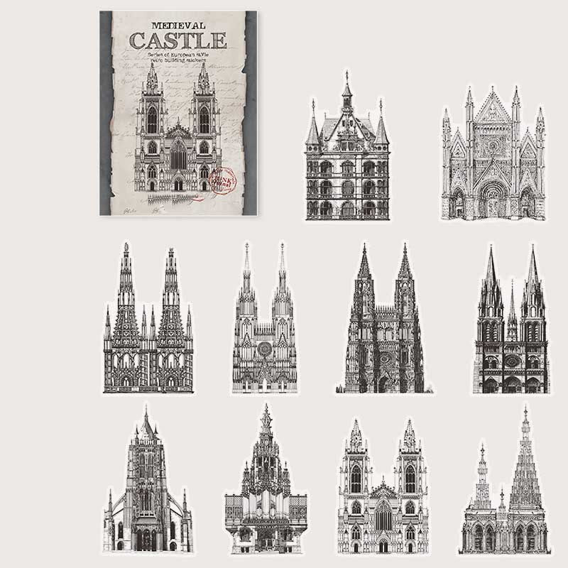 Medieval Castle Series Paper Decorative Journaling Paper