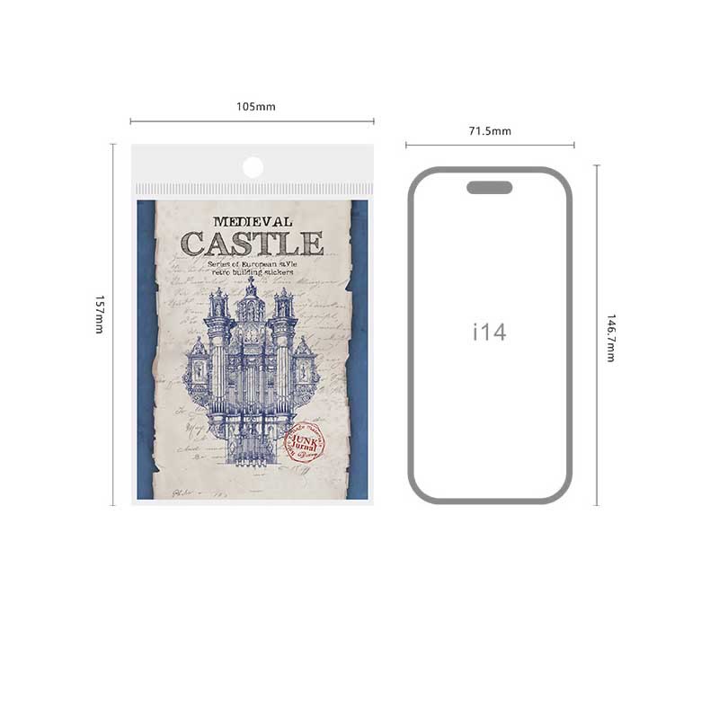 Medieval Castle Series Paper Decorative Journaling Paper