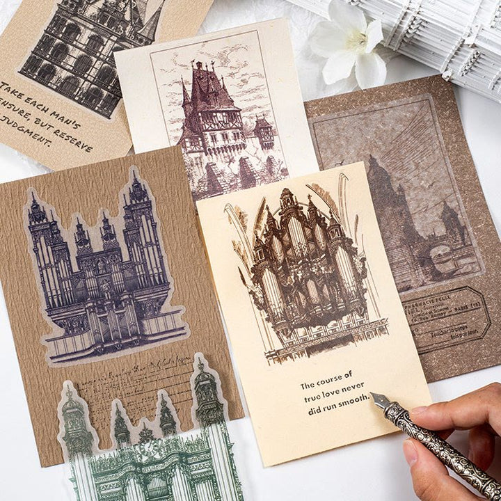 Medieval Castle Series Paper Decorative Journaling Paper