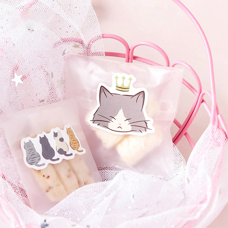 45pcs Diary Of Cat Handling Sticker For DIY Journal Decor