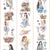 Flower Figure Series PET Washi  Tape Decorative Scrapbook Tape