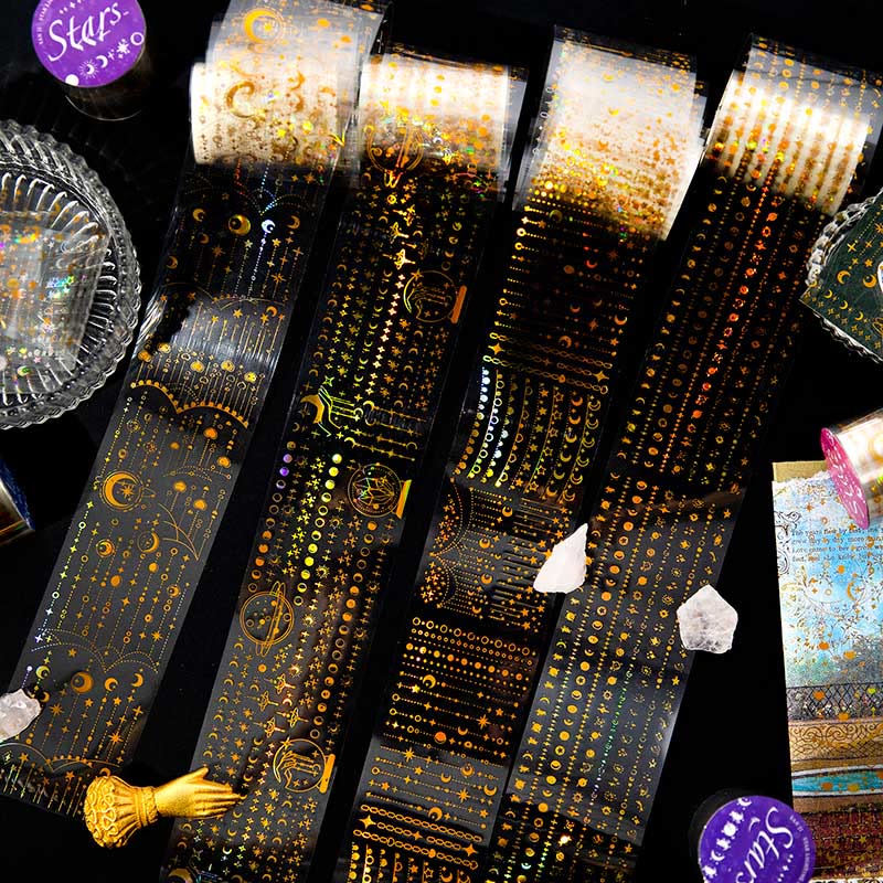 Star Lighting Series PET Tape Decorative Scrapbook Tape