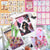 Ladies And Flowers Series Sticker Book For DIY Journal Decor