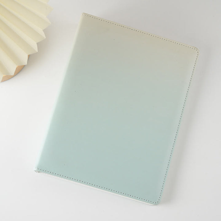 Gradient Color Photo Album With A5 Leather Cover Loose Leaf Binder