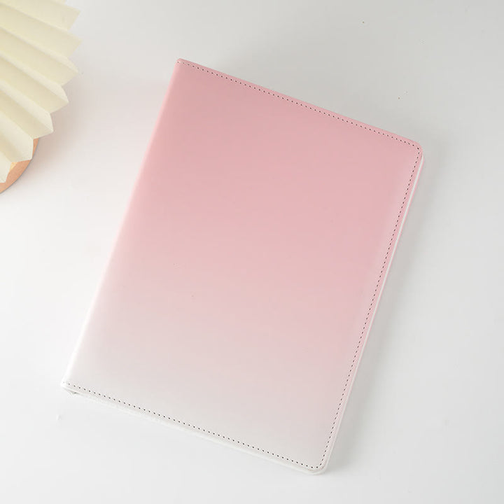 Gradient Color Photo Album With A5 Leather Cover Loose Leaf Binder