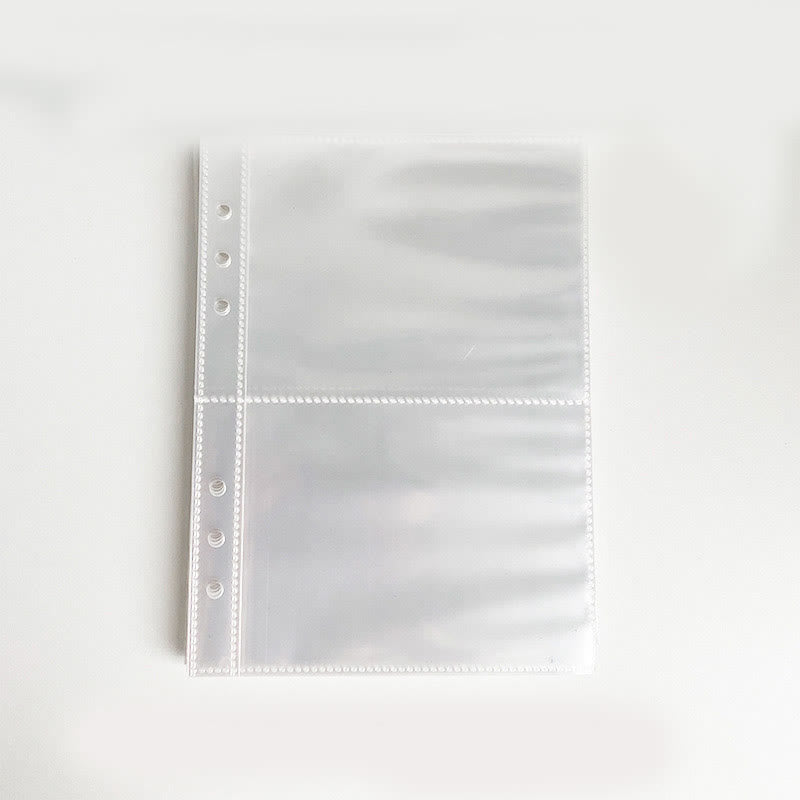 A5 Clear Transparent Cover Photo Album With Loose Leaf Binder