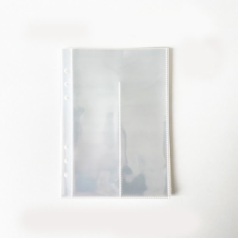 A5 Clear Transparent Cover Photo Album With Loose Leaf Binder