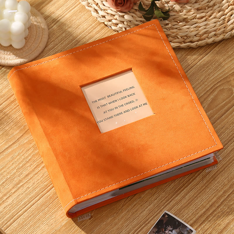 Interstitial Family Photo Album With Writable Inside Pages