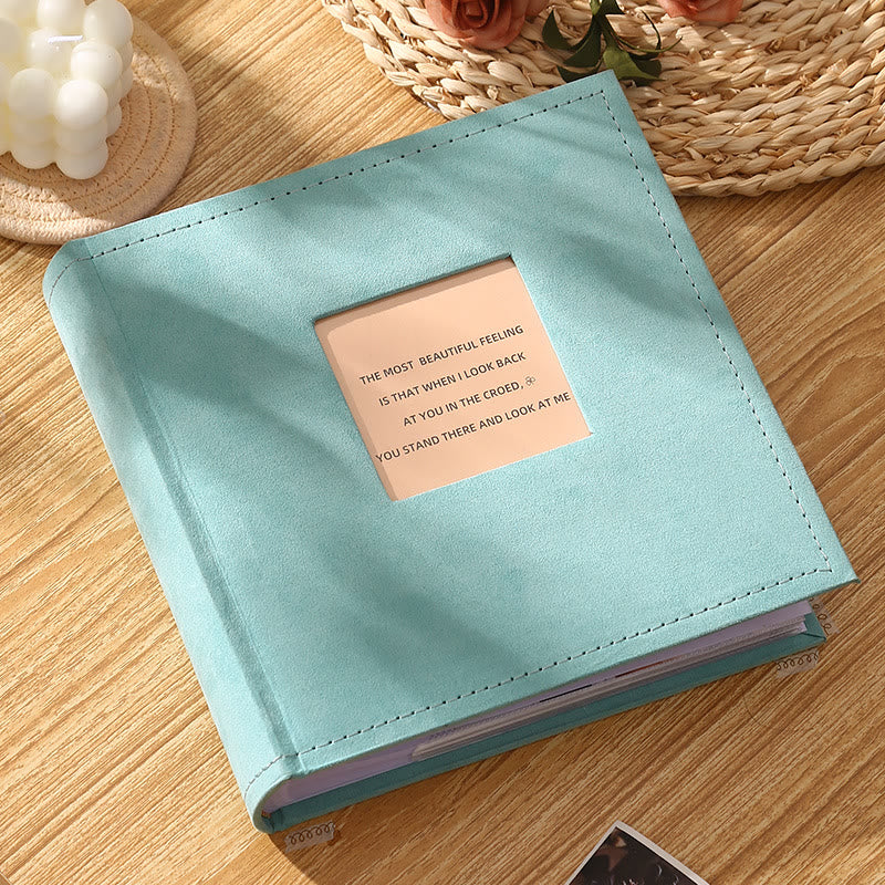 Interstitial Family Photo Album With Writable Inside Pages