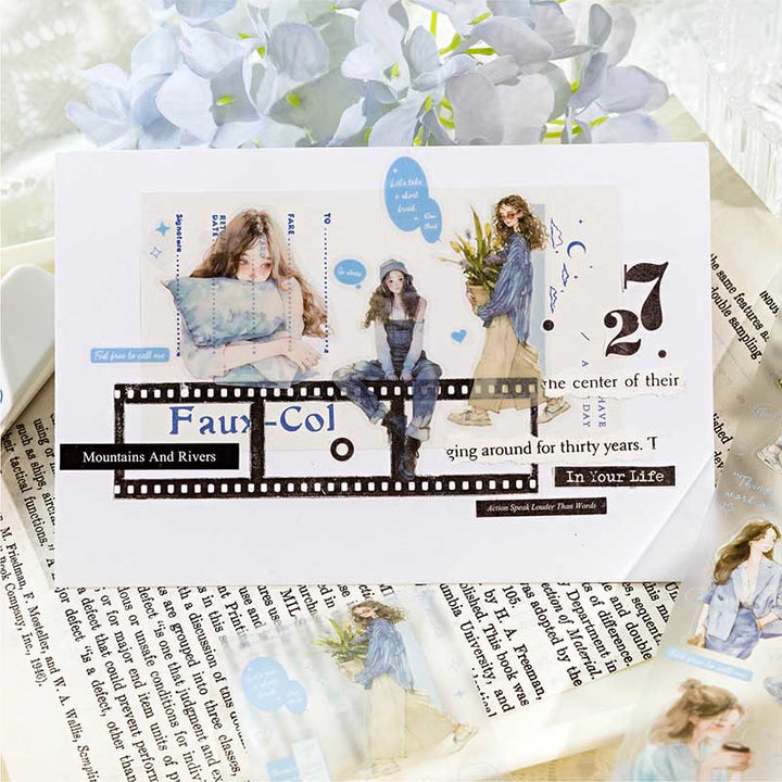 Girls' Daily Life Series Cute Tape Decorative Scrapbook Tape