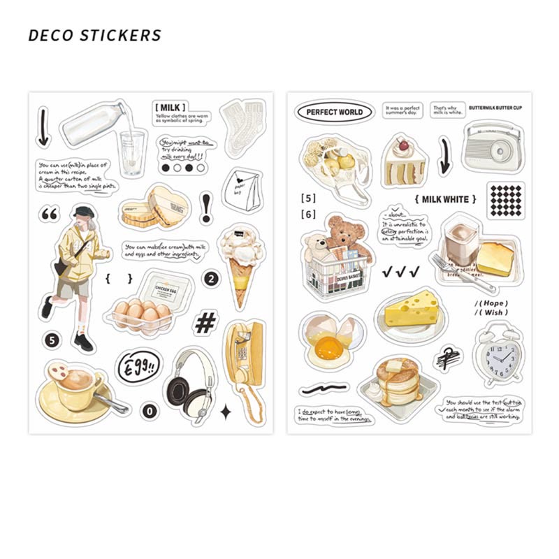 Weekend Convenience Store Series Sticker For Diy Journal Decor