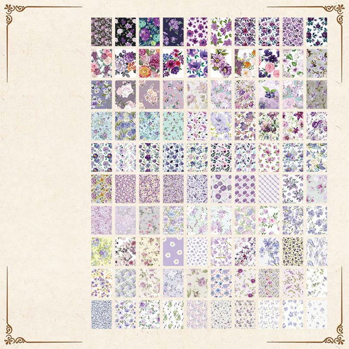 Mori Garden Series Retro Paper Decorative Journaling Paper