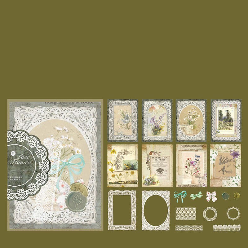 Lace Fantasia Series Paper Decorative Journaling Paper