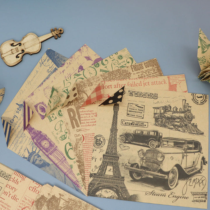 Vintage Kraft Paper Series Paper Decorative Journaling Paper