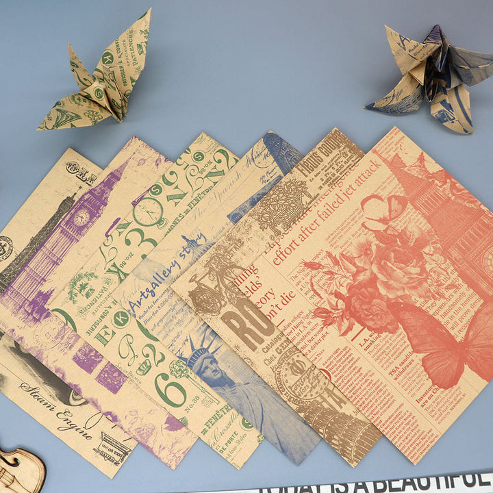 Vintage Kraft Paper Series Paper Decorative Journaling Paper