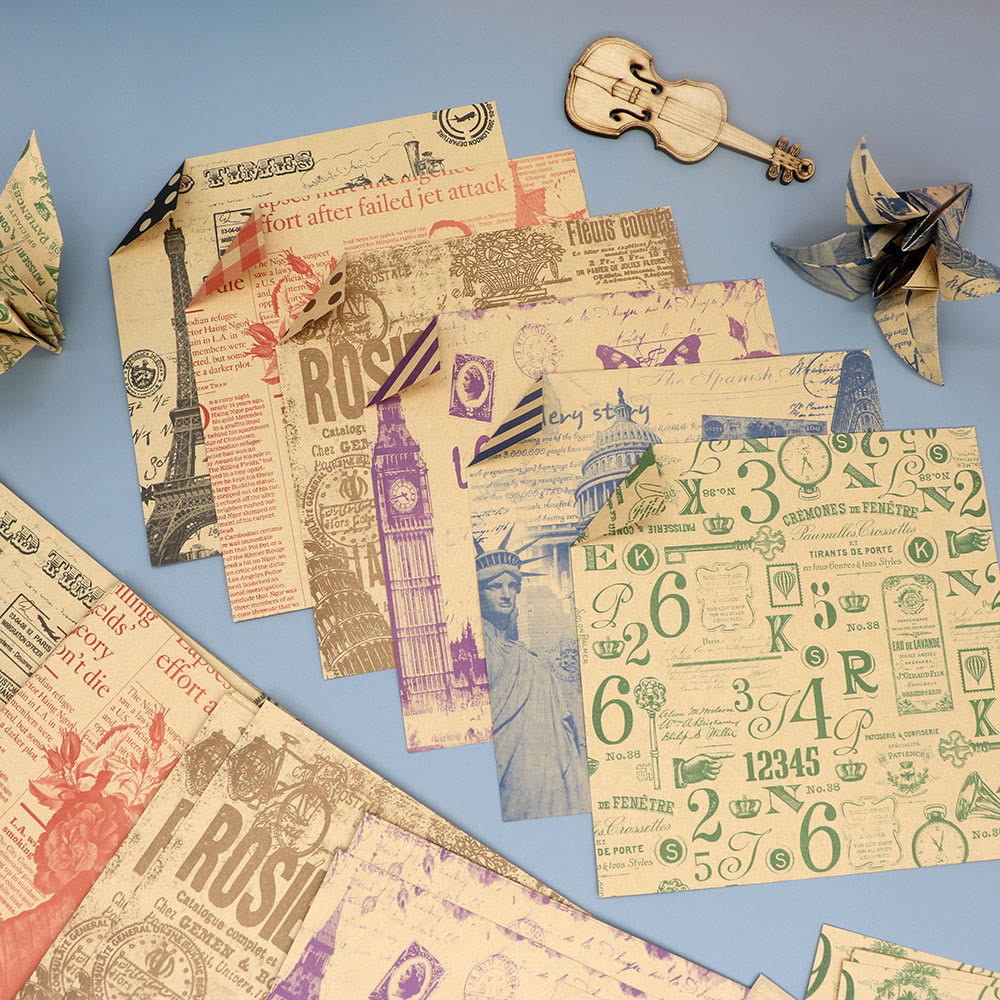 Vintage Kraft Paper Series Paper Decorative Journaling Paper