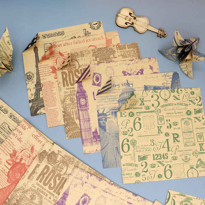 Vintage Kraft Paper Series Paper Decorative Journaling Paper