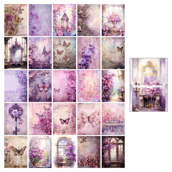 Beautiful Dream Series Scrapbook Paper Decorative Journaling Paper