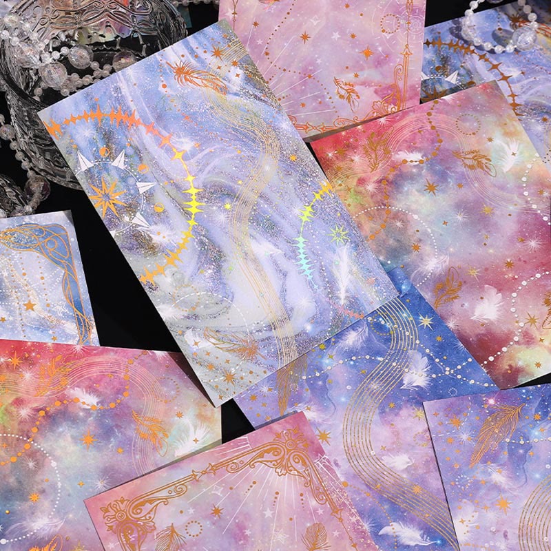 Numerous Light Star Dream Series Scrapbook Paper Decorative Journaling Paper