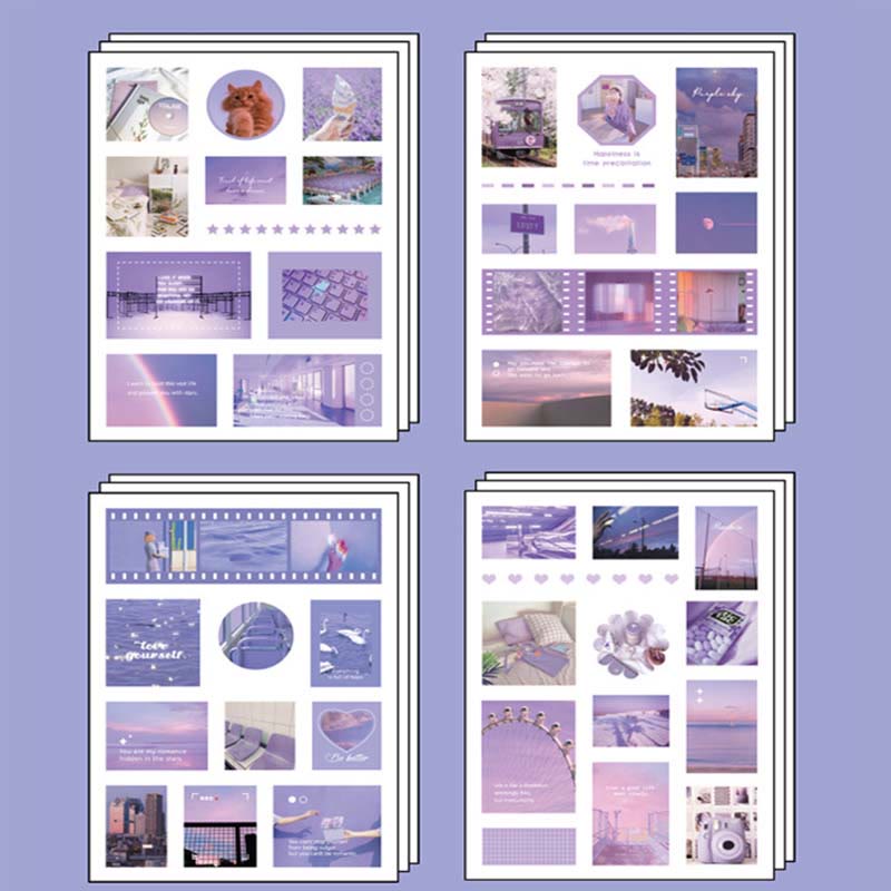 Letters In The Wind Series Sticker Book For DIY Journal Decor