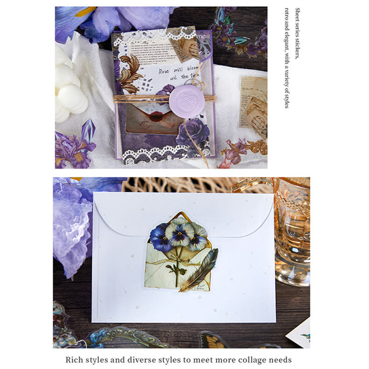 The Secret Iris Collection Sticker For DIY Journal Decor