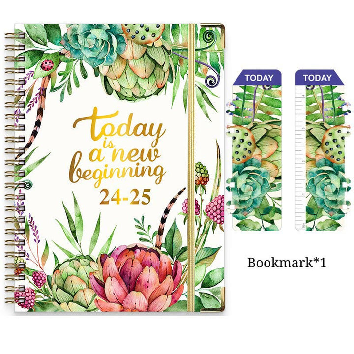 A5 Bright Color Cover Notebook For Daily Record Student Gift