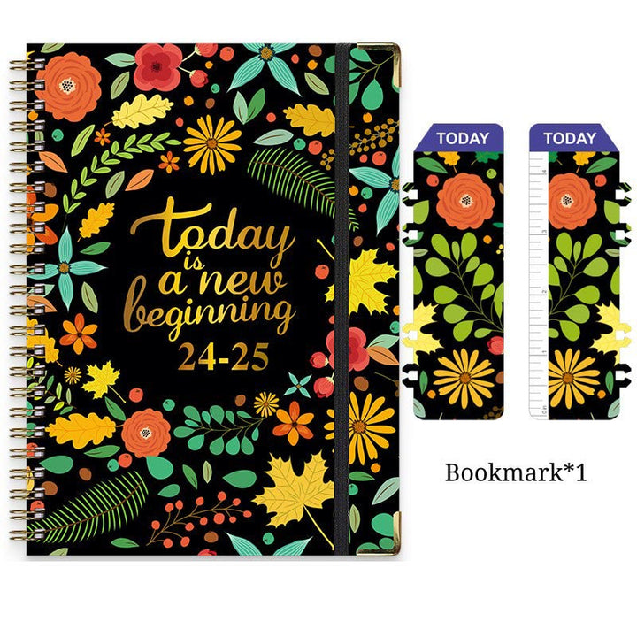 A5 Bright Color Cover Notebook For Daily Record Student Gift