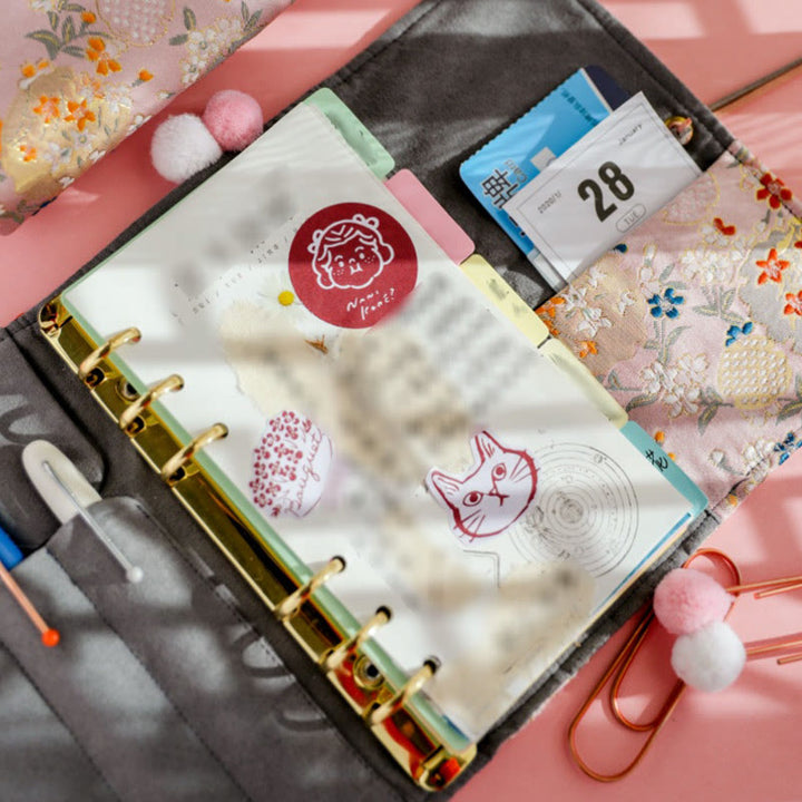 A5/A6 Multifunctional Notebook With Card Slot Classical Bullet Journal