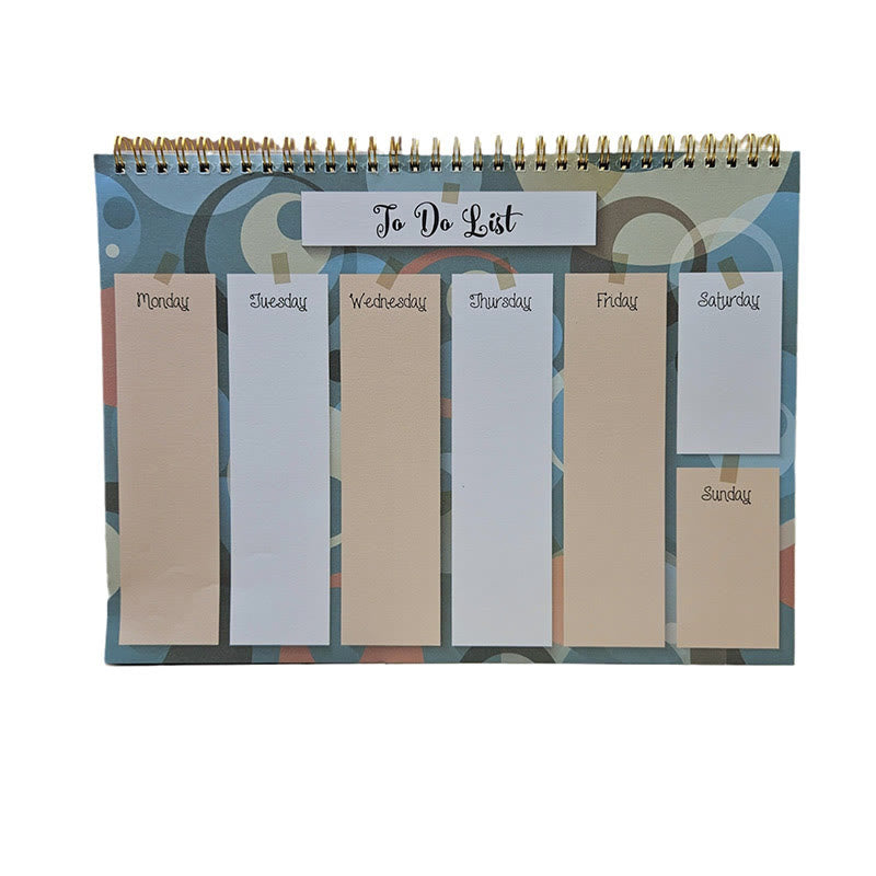 A4 Routine Paper Notebook Weekly Plan To Do List