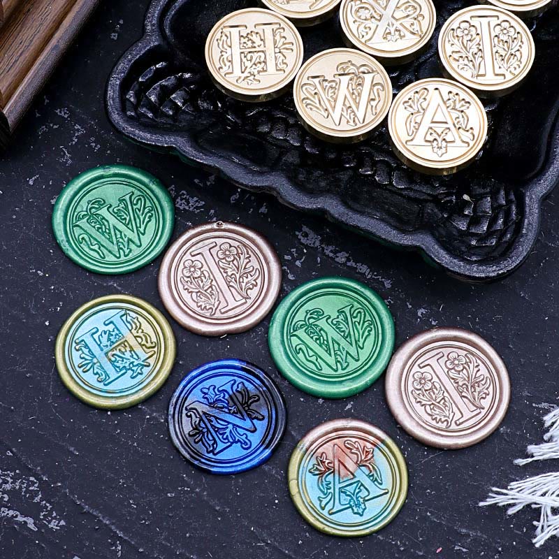 26 Capital Letter Series Seal Wax Stamp Decorative Gift