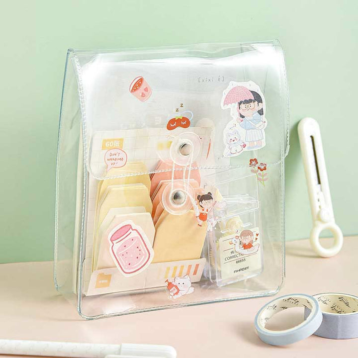 Clear Small Pouch Bag PVC Waterproof Cosmetics Storage Bag