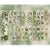 Sicilian Rose Series Postage Stamp Shaped Washi Sticker 8 Styles Floral Plant Theme