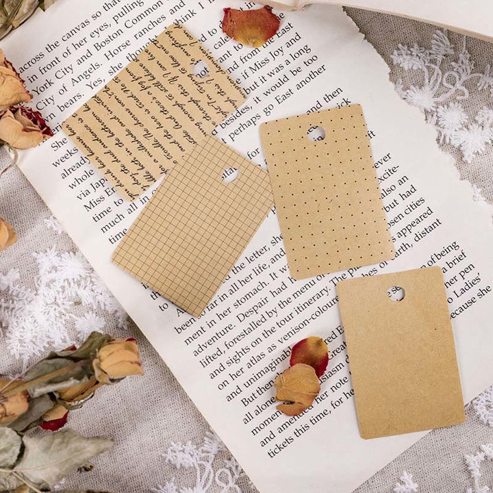 Decorative Kraft Paper Bookish Tape Retro DIY Scrapbook Decor