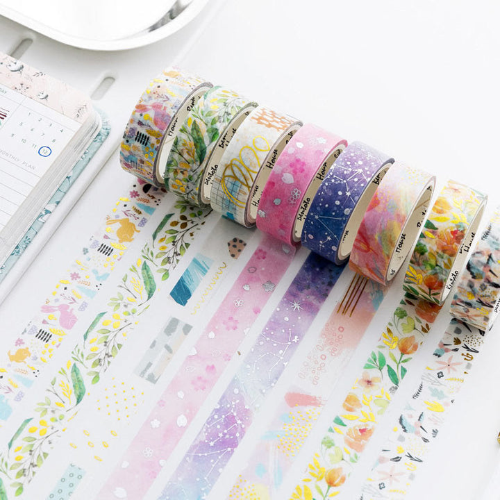 Fancy Planet Series Washi Tape Set Decorative Scrapbook Tape